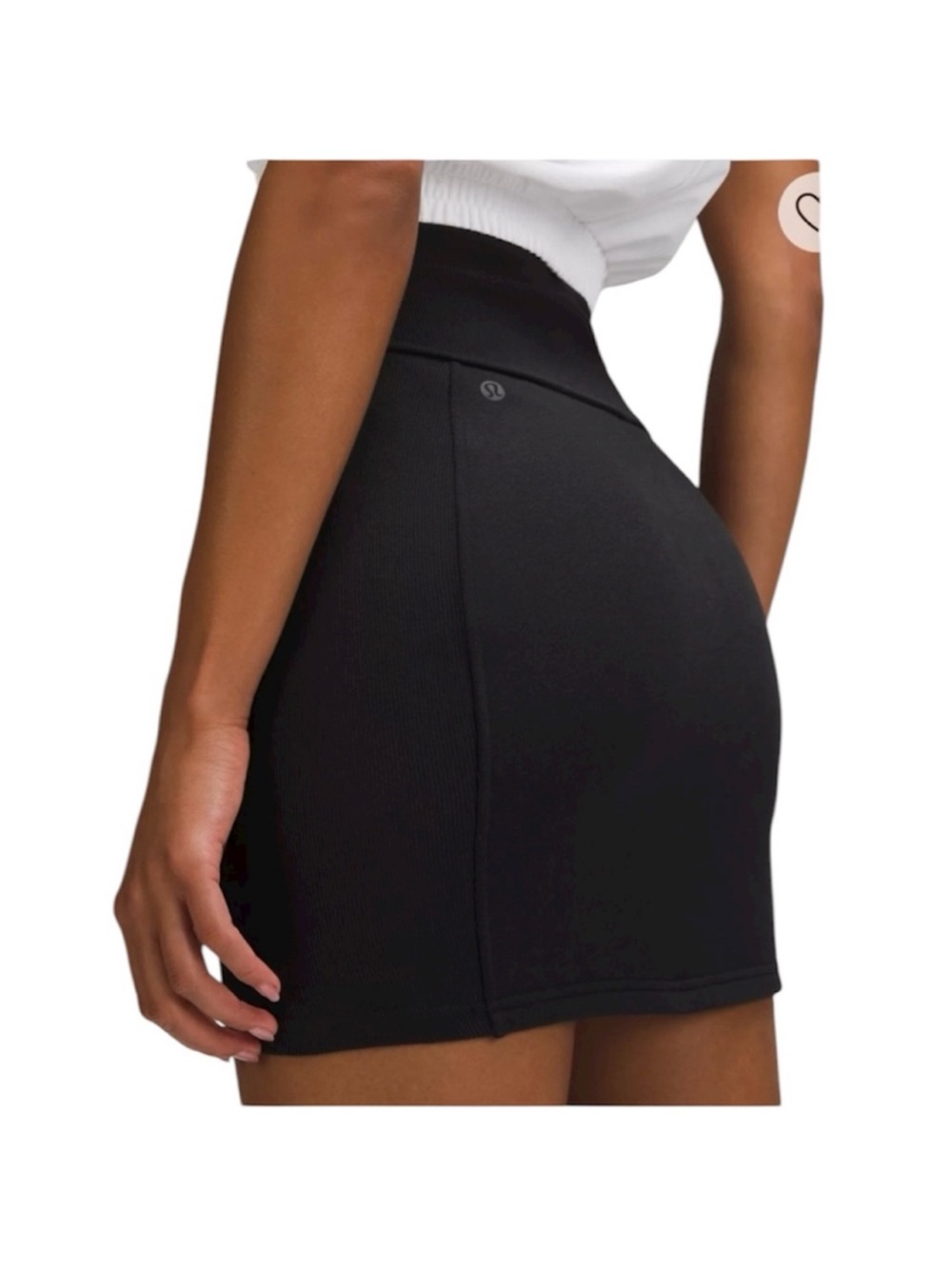 Lululemon NET scuba hr Black High-Rise mini skirt sz small